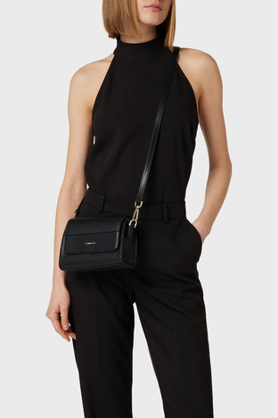 Calvin Klein - Calvin Klein Çıkarılabilir Çapraz Askılı K60K610437BAX Bayan Çanta K60K610437 BAX SİYAH (1)
