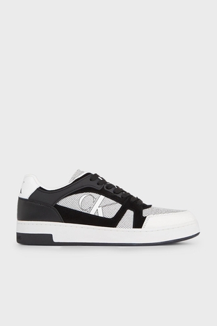 Calvin Klein - Calvin Klein Deri Süet Sneaker YM0YM00707YBR Erkek Ayakkabı YM0YM00707 YBR BEYAZ