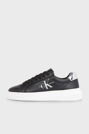 Calvin Klein - Calvin Klein Doğal Deri Günlük Spor YW0YW01224BEH Bayan Ayakkabı YW0YW01224 BEH SİYAH (1)