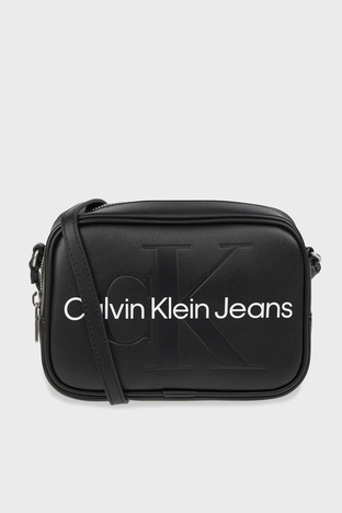 Calvin Klein - Calvin Klein Fermuarlı Ayarlanabilir Omuz Askılı Bayan Çanta K60K610275 BDS SİYAH