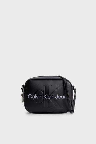 Calvin Klein - Calvin Klein Fermuarlı Ayarlanabilir Omuz Askılı K60K6102750GJ Bayan Çanta K60K610275 0GJ SİYAH