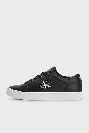 Calvin Klein - Calvin Klein Hakiki Deri Sneaker Erkek Ayakkabı YM0YM00491 BDS SİYAH (1)