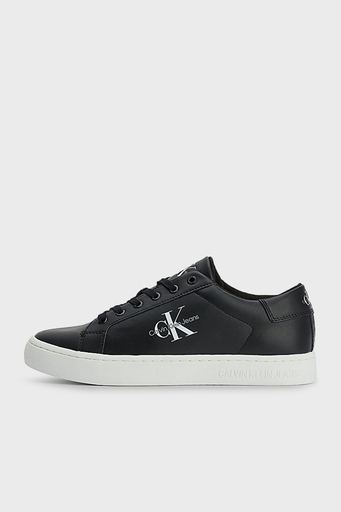 Calvin Klein Hakiki Deri Sneaker Erkek Ayakkabı YM0YM00491 BDS SİYAH