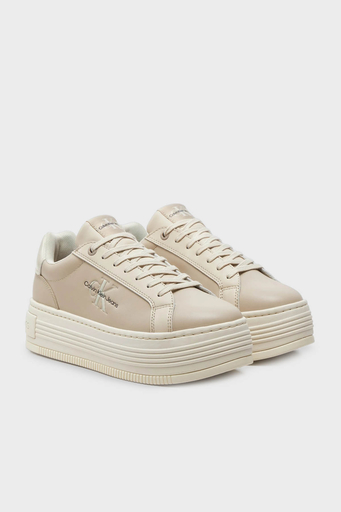 Calvin Klein Kalın Tabanlı Sneaker YW0YW015160GB Bayan Ayakkabı YW0YW01516 0GB BEJ