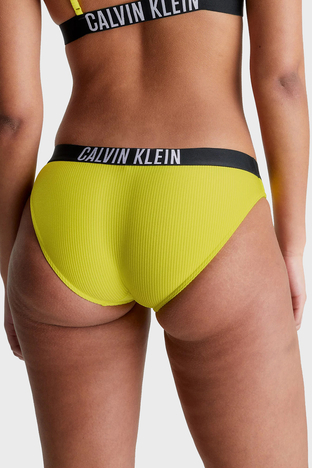 Calvin Klein - Calvin Klein Logo Bantlı KW0KW01986LRF Bayan Bikini Altı KW0KW01986 LRF SARI (1)