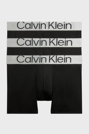 Calvin Klein Logolu 3 Pack 000NB3075A7V1 Erkek Boxer 000NB3075A 7V1 SİYAH