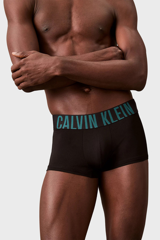 Calvin Klein - Calvin Klein Logolu Elastik Bel 3 Pack 000NB3611AQ1L Erkek Boxer 000NB3611A Q1L SİYAH (1)