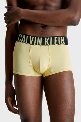 Calvin Klein - Calvin Klein Logolu Elastik Bel Bantlı Düşük Bel 2 Pack 000NB2599AC28 Erkek Boxer 000NB2599A C28 MAVİ-SARI (1)