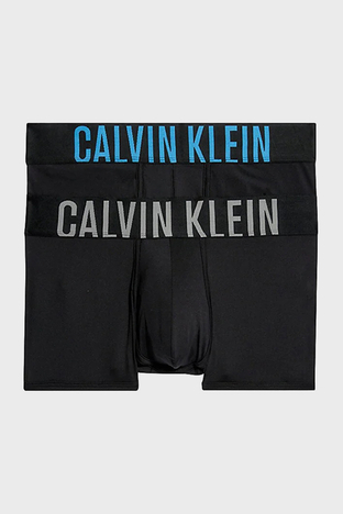 Calvin Klein - Calvin Klein Logolu Elastik Bel Bantlı Düşük Bel 2 Pack 000NB2599AC2H Erkek Boxer 000NB2599A C2H SİYAH
