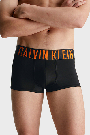 Calvin Klein - Calvin Klein Logolu Elastik Bel Bantlı Düşük Bel 2 Pack Erkek Boxer 000NB2599A GXL SİYAH (1)
