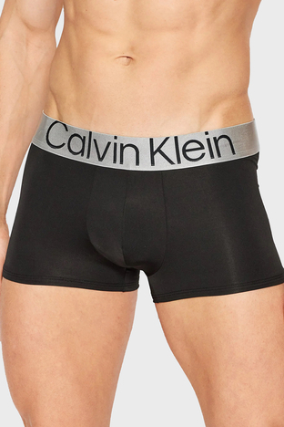 Calvin Klein - Calvin Klein Logolu Elastik Bel Bantlı Düşük Bel 3 Pack Erkek Boxer 000NB3074A 7V1 SİYAH (1)