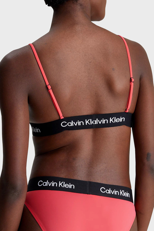 Calvin Klein - Calvin Klein Logolu Elastik Bel Bantlı KW0KW02353TBK Bayan Bikini Altı KW0KW02353 TBK MERCAN (1)