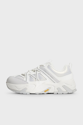 Calvin Klein Logolu Hakiki Deri Sneaker YW0YW01062YBR Bayan Ayakkabı YW0YW01062 YBR BEYAZ