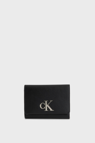 Calvin Klein - Calvin Klein Logolu K60K611237BDS Bayan Cüzdan K60K611237 BDS SİYAH