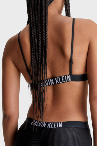 Calvin Klein - Calvin Klein Logolu KW0KW01969BEH Bayan Bikini Üstü KW0KW01969 BEH SİYAH (1)