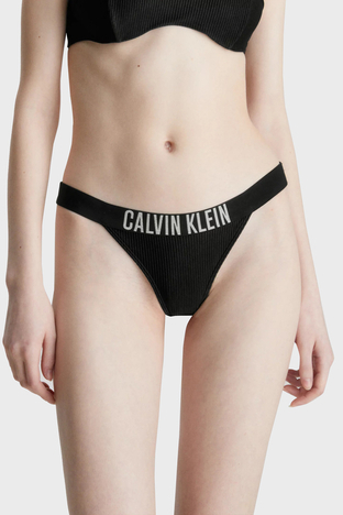 Calvin Klein - Calvin Klein Logolu KW0KW02019BEH Bayan Bikini Altı KW0KW02019 BEH SİYAH