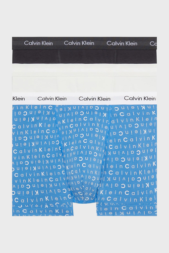 Calvin Klein Logolu Pamuklu 3 Pack 0000U2662GH4Y Erkek Boxer 0000U2662G H4Y Siyah-Lacivert-Beyaz