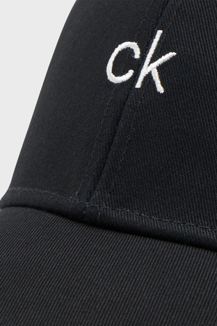 Calvin Klein - Calvin Klein Logolu Pamuklu Erkek Şapka K50K506087 BAX SİYAH (1)