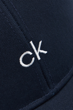 Calvin Klein - Calvin Klein Logolu Pamuklu Erkek Şapka K50K506087 CEF LACİVERT (1)