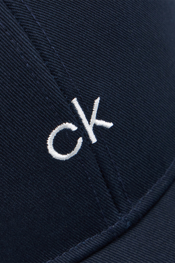 Calvin Klein Logolu Pamuklu Erkek Şapka K50K506087 CEF LACİVERT
