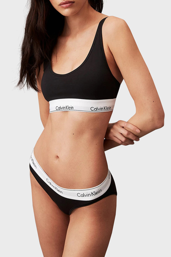 Calvin Klein Logolu Pamuklu Esnek 000QF7586EUB1 Bayan Sütyen 000QF7586E UB1 SİYAH