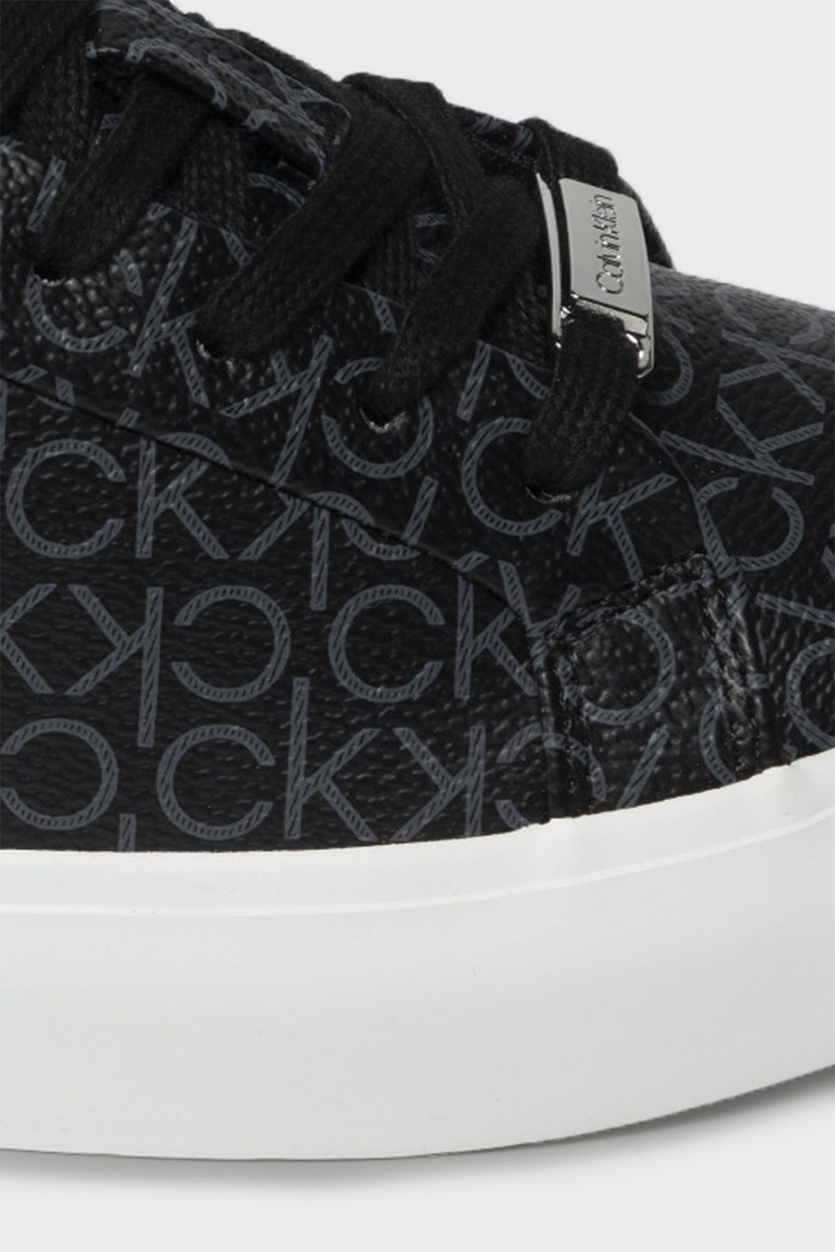 Calvin Klein Logolu Sneaker Bayan Ayakkabı HW0HW00526 0GQ SİYAH