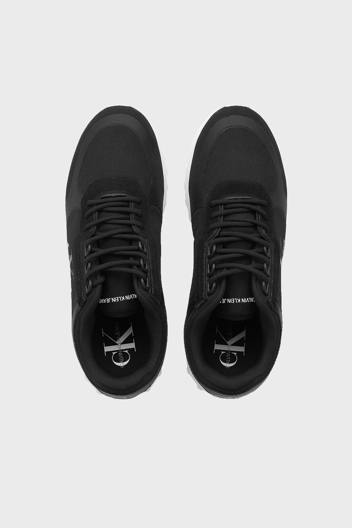 Calvin Klein Logolu Sneaker Erkek Ayakkabı YM0YM00297 BEH SİYAH
