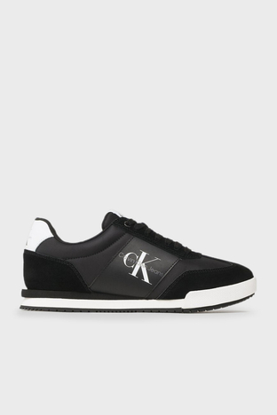 Calvin Klein - Calvin Klein Logolu Sneaker YM0YM006860GJ Erkek Ayakkabı YM0YM00686 0GJ SİYAH