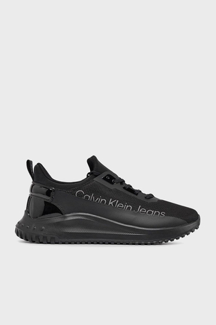 Calvin Klein - Calvin Klein Logolu Sneaker YM0YM008700GT Erkek Ayakkabı YM0YM00870 0GT SİYAH
