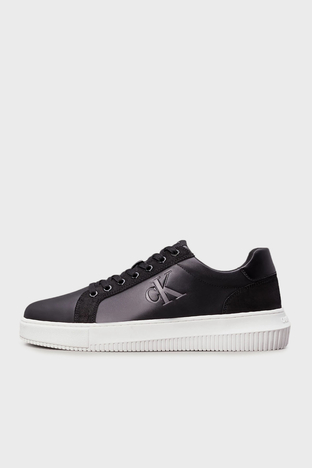 Calvin Klein - Calvin Klein Logolu Sneaker YM0YM011230GM Erkek Ayakkabı YM0YM01123 0GM SİYAH-BEYAZ (1)