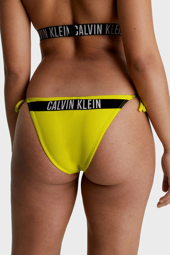 Calvin Klein Logolu Yanları Bağcıklı KW0KW01985LRF Bayan Bikini Altı KW0KW01985 LRF SARI