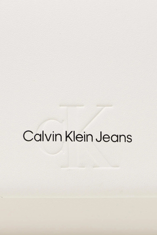Calvin Klein - Calvin Klein Logolu Zincir Askılı K60K610562YBH Bayan Çanta K60K610562 YBH BEYAZ (1)