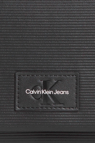 Calvin Klein - Calvin Klein Logolu Zincir Askılı K60K611186BDS Bayan Çanta K60K611186 BDS SİYAH (1)