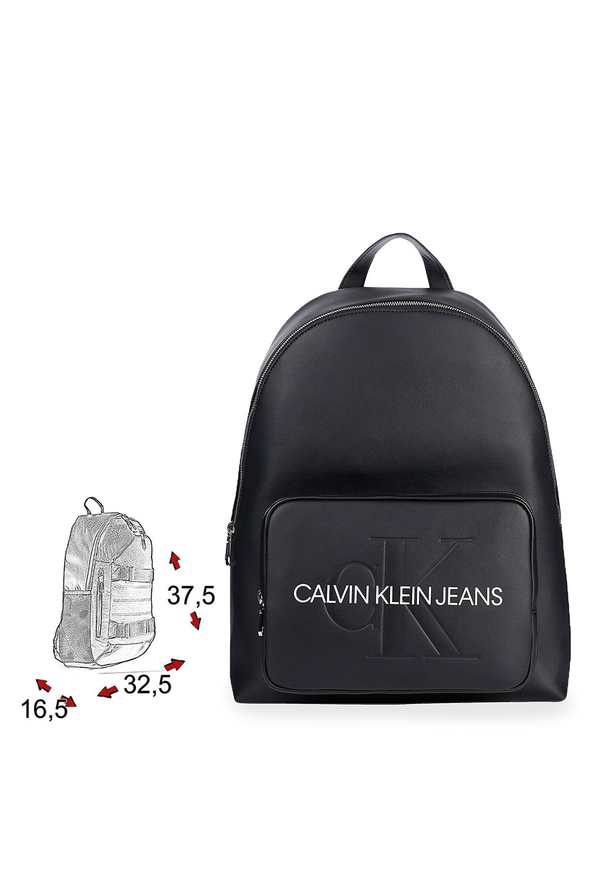 Calvin Klein Marka Logolu Ayarlanabilir Askılı Çan Bayan Çanta K60K607201 BDS SİYAH