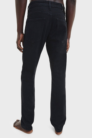 Calvin Klein - Calvin Klein Normal Bel Dar Kesim Düz Paça Jeans K10K1114551BY Erkek Kot Pantolon K10K111455 1BY SİYAH (1)
