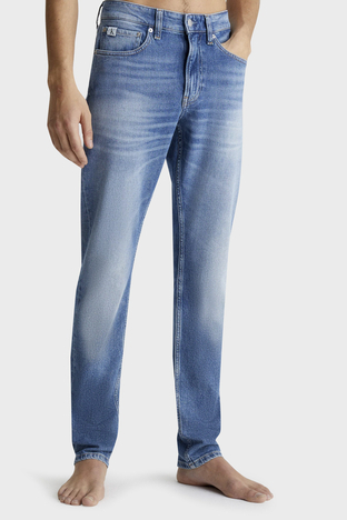 Calvin Klein - Calvin Klein Normal Bel Dar Paça Streç Pamuklu Slim Fit Jeans J30J3227961A4 Erkek Kot Pantolon J30J322796 1A4 MAVİ (1)