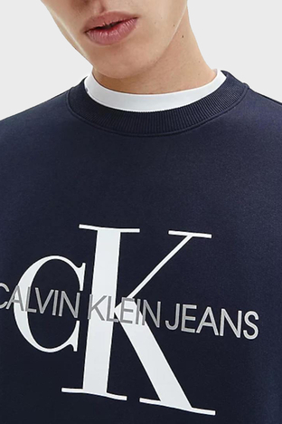 Calvin Klein - Calvin Klein Organik Pamuklu Regular Fit Bisiklet Yaka Erkek Sweat J30J320933 CHW LACİVERT (1)