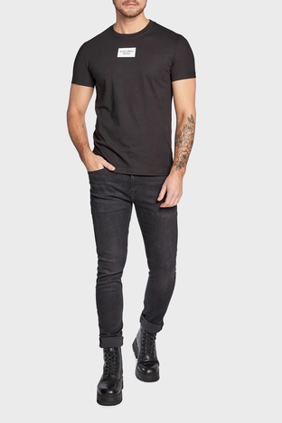 Calvin Klein - Calvin Klein Pamuklu Düşük Bel Skinny Fit Pantolon Erkek Kot Pantolon J30J322402 1BY SİYAH