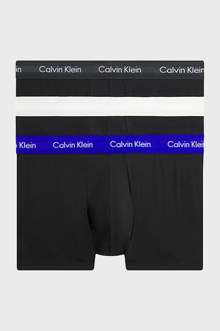 Calvin Klein - Calvin Klein Pamuklu Esnek 3 Pack 0000U2664GH4X Erkek Boxer 0000U2664G H4X SİYAH