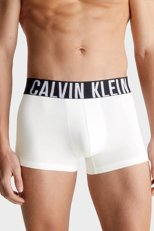 Calvin Klein - Calvin Klein Pamuklu Esnek 3 Pack 000NB3608A100 Erkek Boxer 000NB3608A 100 BEYAZ (1)