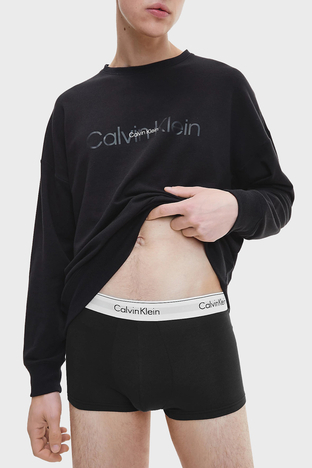 Calvin Klein - Calvin Klein Pamuklu Esnek 3 Pack Erkek Boxer 000NB2380A 001 SİYAH (1)