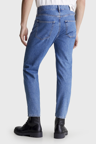 Calvin Klein - Calvin Klein Pamuklu Normal Bel Dad Jeans J30J3248411A4 Erkek Kot Pantolon J30J324841 1A4 MAVİ (1)