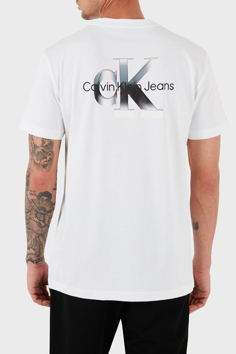 Calvin Klein Pamuklu Regular Fit J30J325683YAF Erkek T Shirt J30J325683 YAF BEYAZ