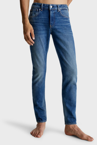 Calvin Klein - Calvin Klein Pamuklu Slim Tapered Jeans J30J3238501BJ Erkek Kot Pantolon J30J323850 1BJ MAVİ