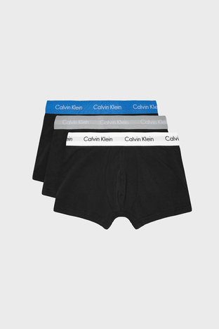 Calvin Klein - Calvin Klein Pamuklu Yumuşak Dokulu Esnek 3 Pack 0000U2664GCAZ Erkek Boxer 0000U2664G CAZ SİYAH