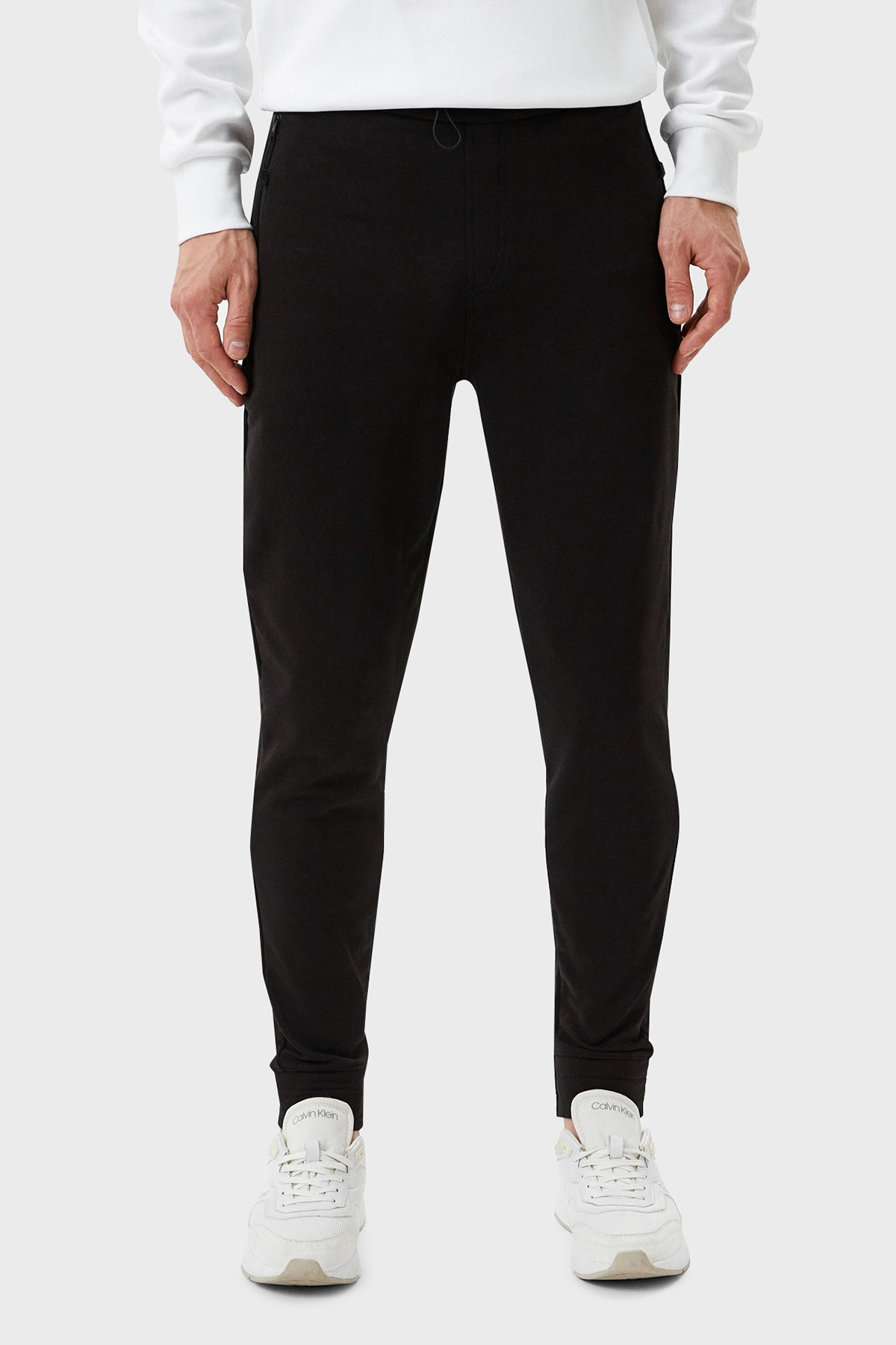 Calvin Klein Regular Fit Cepli Pamuklu Jogger Erkek Pantolon K10K109719 BEH SİYAH