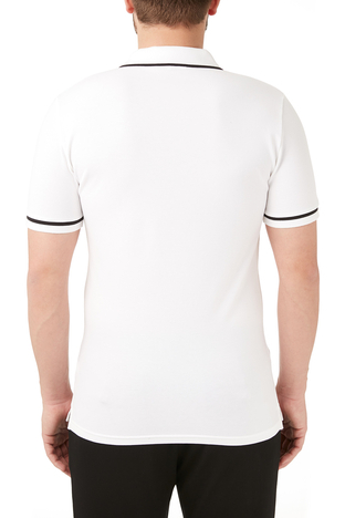 Calvin Klein - Calvin Klein Slim Fit Düğmeli Yaka Pamuklu Polo Erkek T Shirt J30J315603 YAF BEYAZ (1)