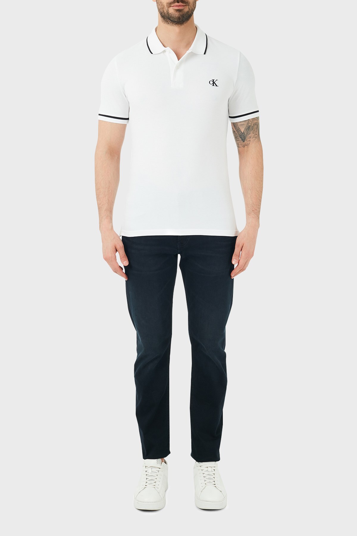 Calvin Klein Slim Fit Pamuklu Jeans Erkek Kot Pantolon J30J318242 1BJ LACİVERT