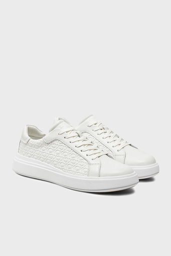 Calvin Klein Sneaker HM0HM014980LB Erkek Ayakkabı HM0HM01498 0LB BEYAZ