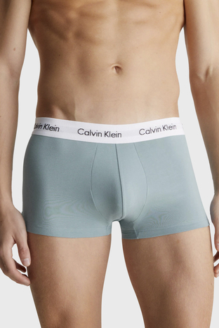 Calvin Klein - Calvin Klein Streç Pamuklu 3 Pack 0000U2664GN21 Erkek Boxer 0000U2664G N21 Yeşil-Mavi-Gri (1)